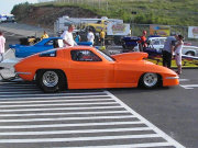 ORANGE 1963 CORVETTE Side View